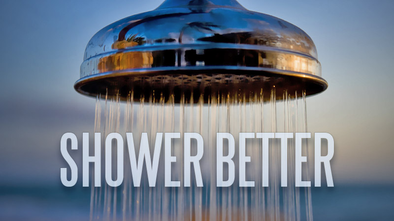 How long is the average shower?
